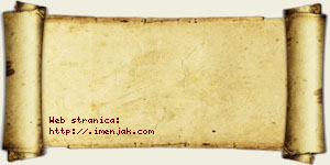 Janko Matijević vizit kartica